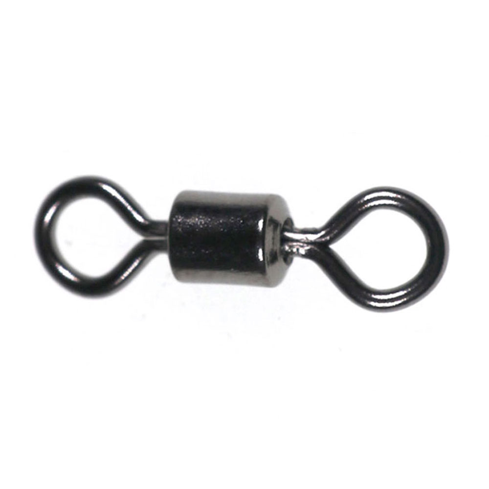 Fishing Hook Size - 100Pcs Black 8 Shape Rolling swivel