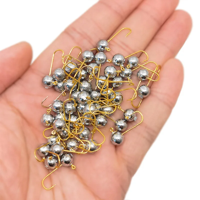 OUTKIT 10pcs Mini Jig Head Hoo - Fishing Hook Barbless recension och pris