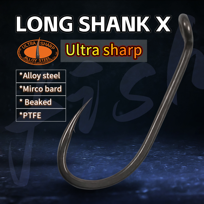 10pcs Carp Fishing Hook Long S - Fishing Hook Barbless recension och pris