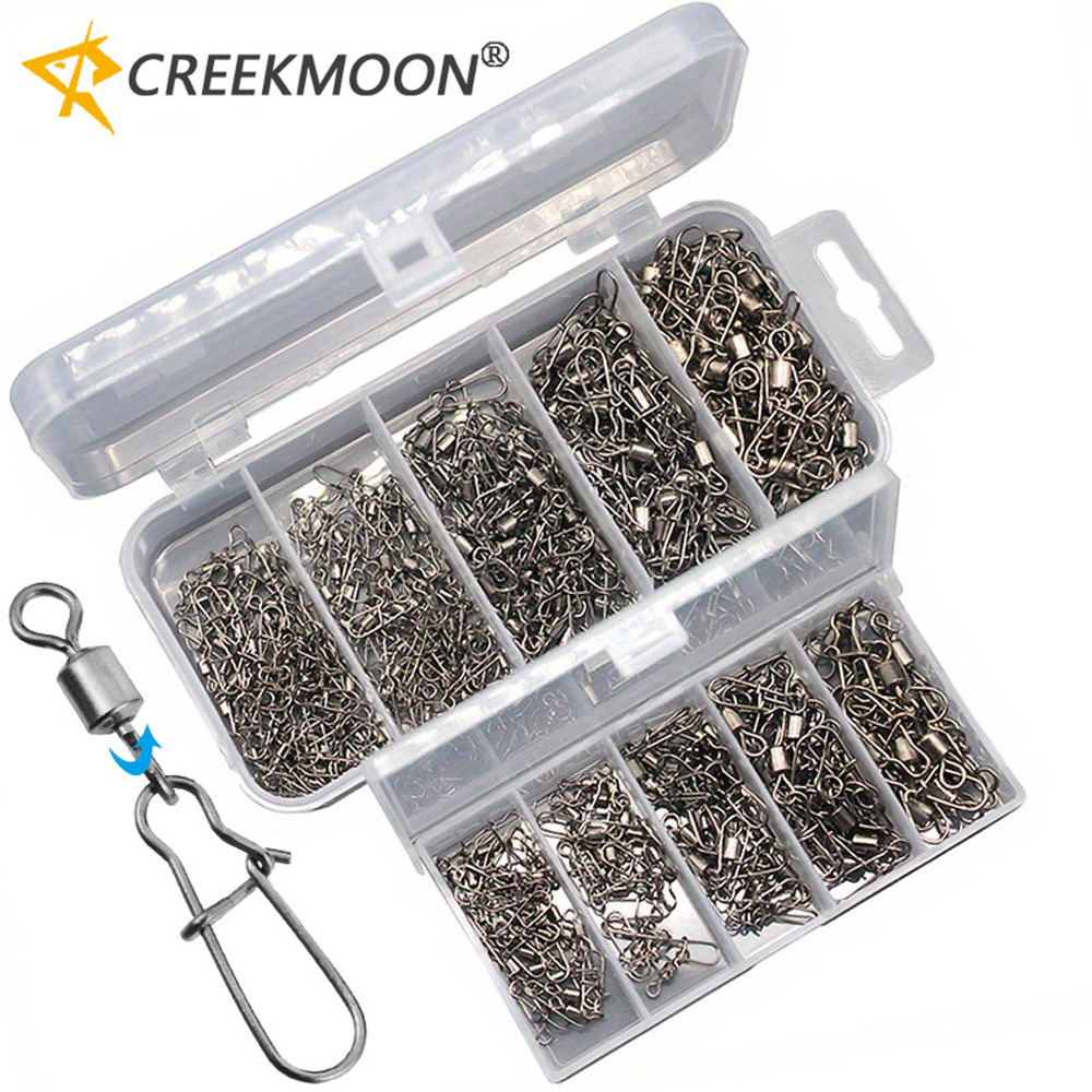 95/210 PCS Set Fishing Connect - Fishing Hook Stainless Steel recension och pris