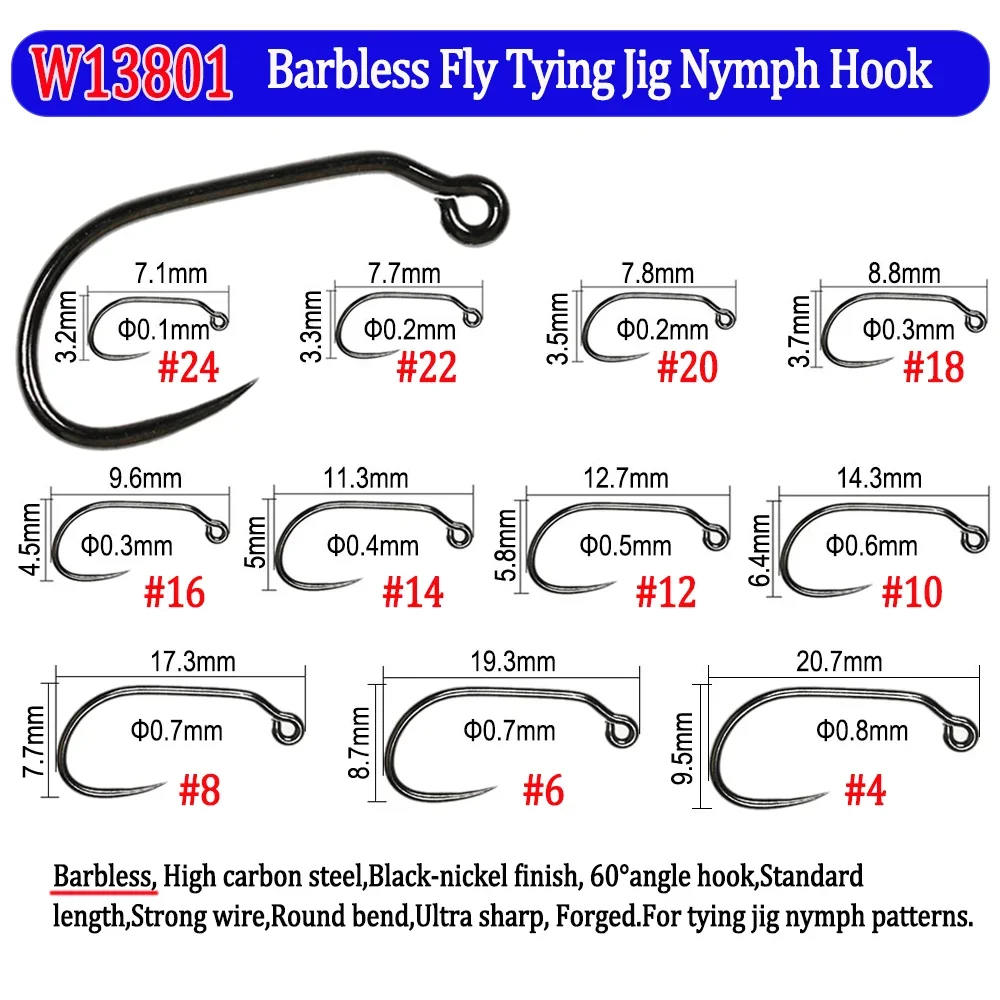 200pcs Barbed and Barbless Fis - Fishing Hook Barbless recension och pris
