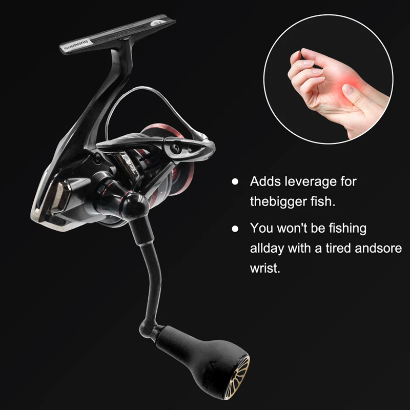 63mm Spinning Handle with TPE  - Daiwa Reel Fuego recension och pris