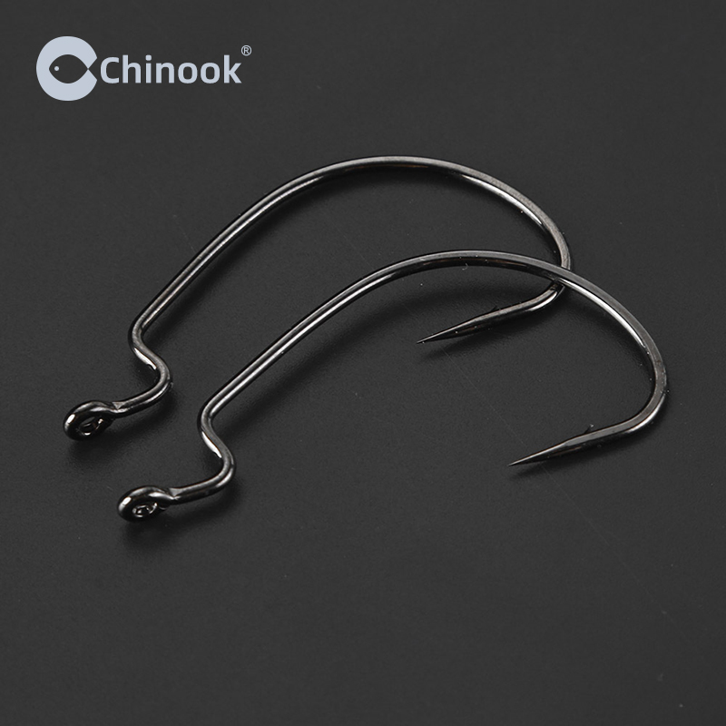Chinook 20pcs Wide worm Texan  - Fishing Hook Barbless recension och pris