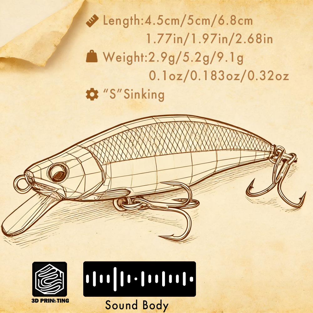 B&U Trout Pattern Hard Bait Si - Fishing Hook Assortment recension och pris