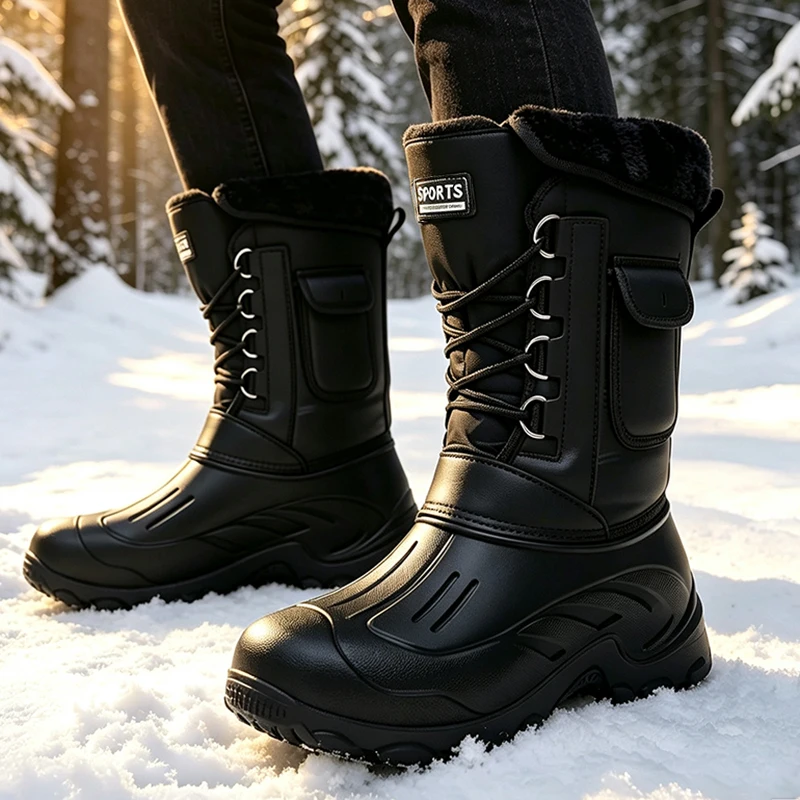 Men Winter Snow Boots Outdoor  - Fishing Hook recension och pris