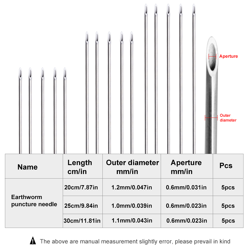 FTK Earthworm Hooking Needle S - Fishing Hook Stainless Steel recension och pris