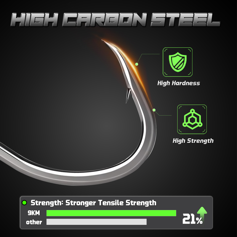 9KM Live Bait Hooks Saltwater  - Fishing Hook Circle recension och pris